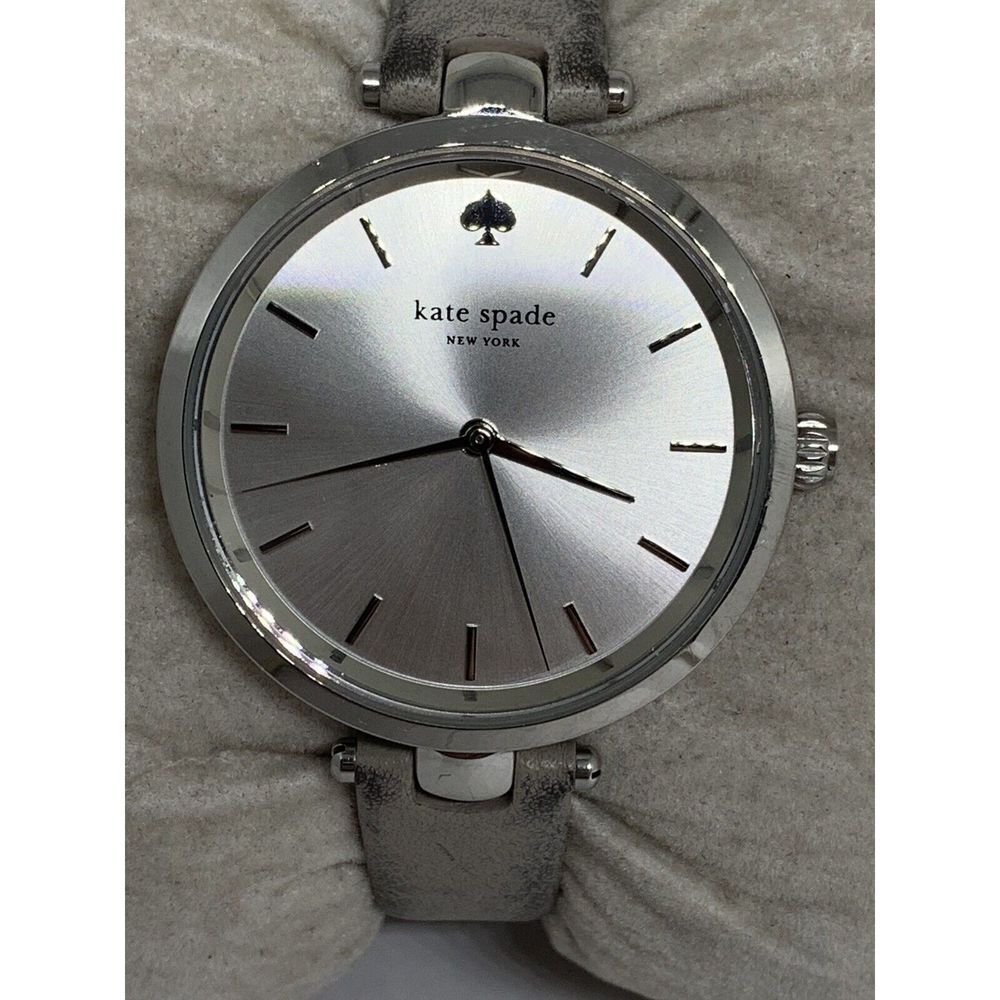 Kate Spade ATM861707 Women Gery Leather Analog Dial Quartz Watch JD410